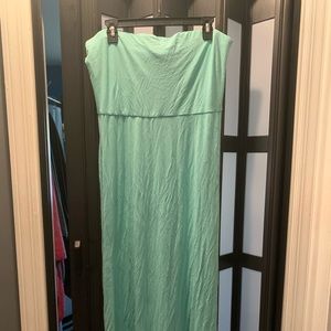 Strapless Maxi Dress